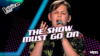 Ezra - 'The Show Must Go On' | Knockouts | The Voice Kids | VTM