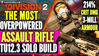 The Division 2 The Best Solo Pve Build God Mode Eagle Bearer Dps Tank Ault Rifle Pve Build