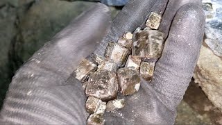 Huge Pyrite Crystal Discovery Deep Underground