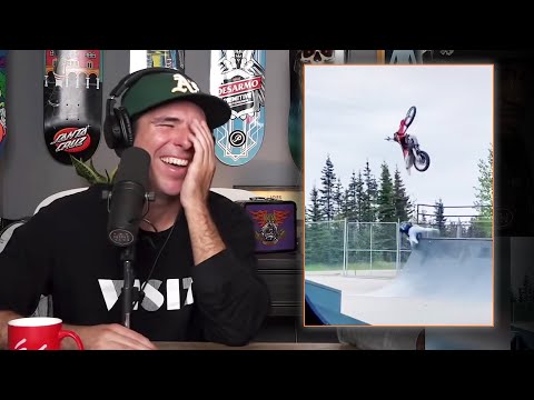 Nine Club Reacts To Motorcycle Fails At Skateparks!