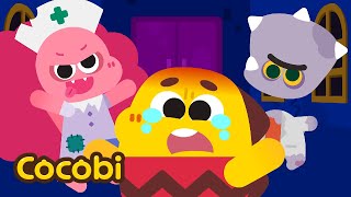 Esconde-Esconde Monstro Canção De Halloween Para Crianças Cocobi