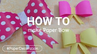 Paper Bow | DIY Bow out of paper #Shorts