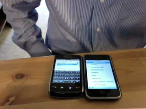 Blackberry Storm Vs. iPhone 3G