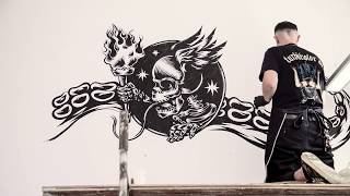 Swanski X Ferajna - Tak Powstawał Mural W Barber Shopie