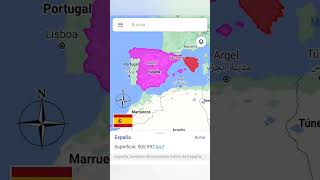 Bosnia Y Herzegovina Vs España Comparando Tamaños De Países