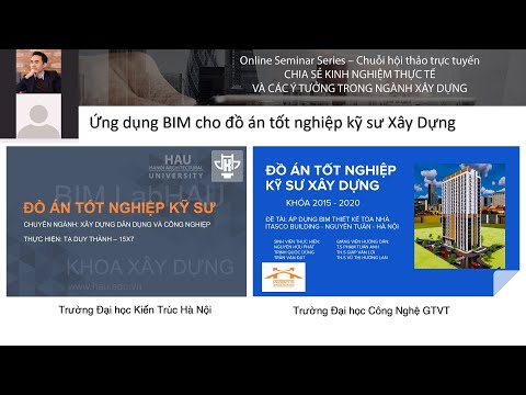 Sinh viên Ứng dụng BIM cho đồ án tốt nghiệp Kỹ sư Xây dựng