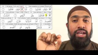 ISLAMIC VIDEOS : Surah 102 Tajweed Follow up - Video Tutorial in English