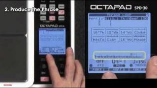 OCTAPAD SPD-30 "Phrase Loop" Tutorial part 1