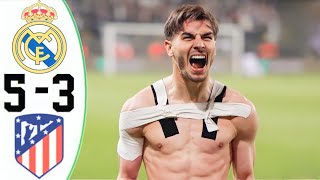 Real Madrid Vs Atletico Madrid 5-3 Semifinal Highlights & All Goals 2024 Bt Score109
