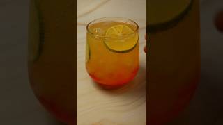 Sunrise Mocktail Recipe Easy 3-Ingredient Summer Drink Aesthetic Layered Mocktail