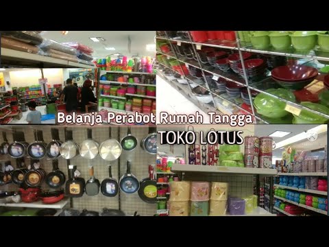 Belanja perabotan rumah tangga II di toko perabot LOTUS