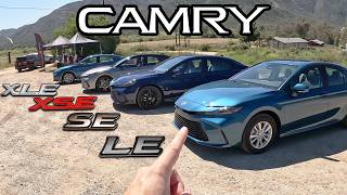  Tour of the 2025 Toyota Camry Lineup! - LE vs. SE vs. XLE vs. XSE
