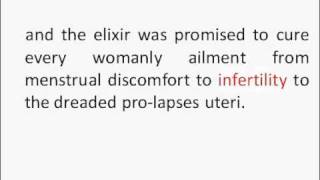 Lydia Pinkham Fertility, Pregnancy, and Pills