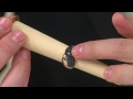 1.00 ct tw Black Spinel Wave Design Ring, 14K with Lisa Robertson