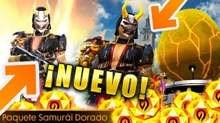 Consigo Nuevo Samurai Dorado En Free Fire... Nueva Incubadora