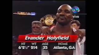 Boxe Evander Holyfield Vs Michael Moorer Ii Rede Globo