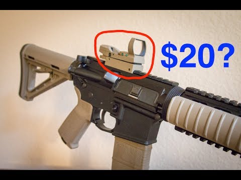 $20 Reflex Sight On An AR15 - Does It Work?
