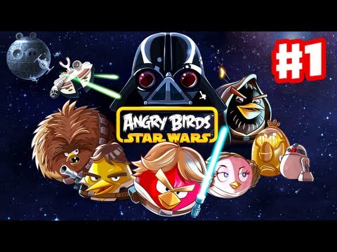 Angry Birds Star Wars - Gameplay Walkthrough Part 1 - Tatooine 3 Stars (Windows PC, Android, iOS)