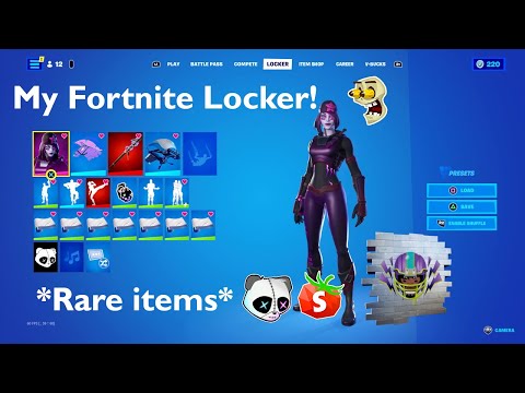My Fortnite Locker! **RARE ITEMS** (Updated October 2022)