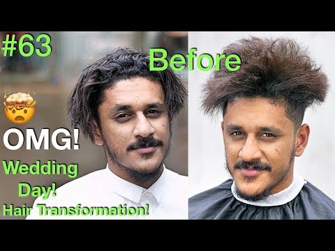 Wedding Day 2019 Amazing Hair Transformation (Hochzeit) Haar stylen für Männer