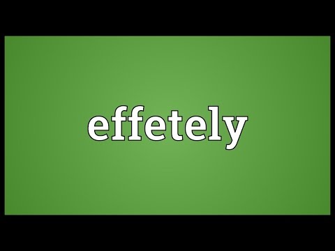 Header of effetely
