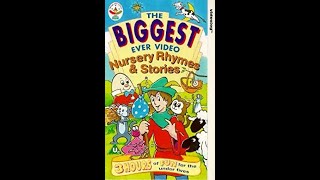 The Biggest Ever Nursery Rhymes and Stories  (1994 UK VHS)