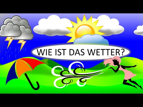 Das Wetter amp Wettervorhersage  Deutsch lernen The weather in German