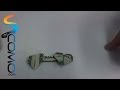 Cómo hacer un corazón doble con un billete