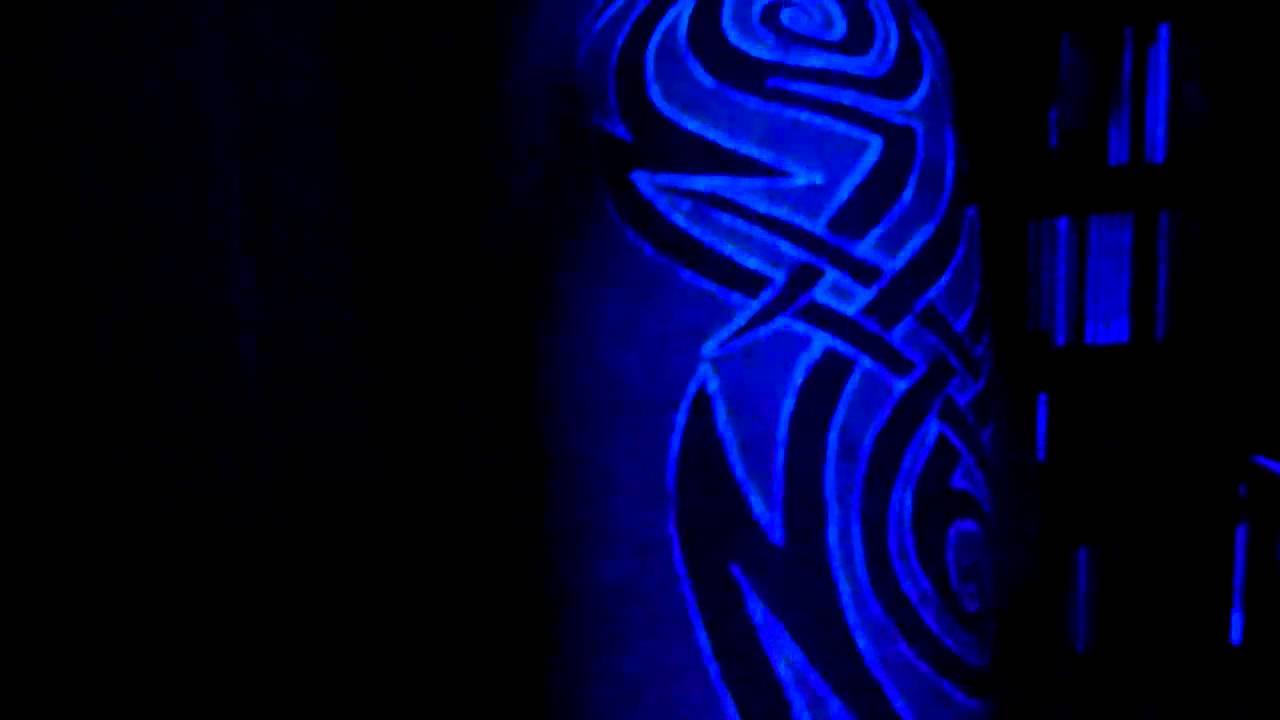 uv tattoo tribal youtube uv tattoo tribal youtube