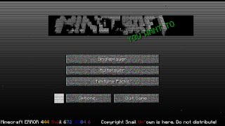 Minecraft Error 444 Creepy Gameplay