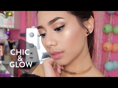 Chic & Glowing Neutral Make up Tutorial - Abel Cantika - YouTube