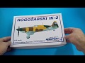 Rogožarski IK-3 -unboxing AEROPOXY 1/32 scale resin kit.