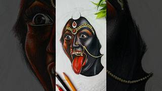 Angry Kali Mata Drawing