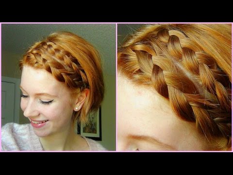 Double Dutch Braid Hair Tutorial! Short Hair â¥ - YouTube