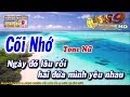 Karaoke Cõi Nhớ | Tone Nữ | Nhạc sống LA STUDIO | Karaoke 9669
