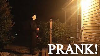 Michael Myers PRANK ON GRANDMA!!