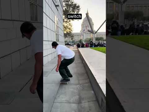 Jesse putting on a clinic at the library in SF #pizzaskateboards #skateboarding