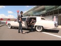 Todd and Rick Kelly drive laps of Mount Panorama Bathurst in 1989 V8 Cadillac stretch limousine
