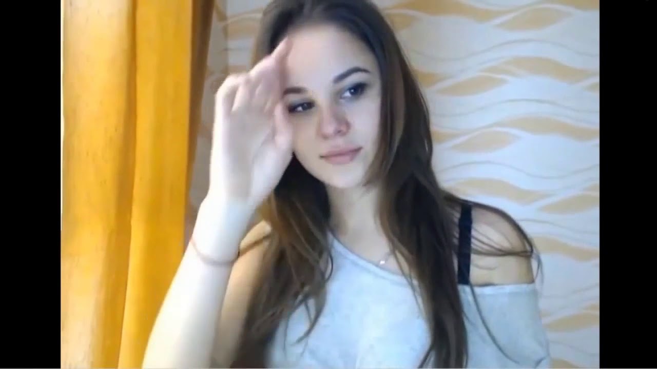 Cute Young Years Old Italian Petite Brunette Teen Masturbates On Webcam 1