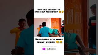 Back Canning Punishment With Belt Funny Challenge Bottle Flip