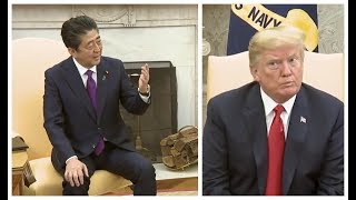 Japanese Prime Minister Shinzo Abe SHOCKS President Donald Trump at meeting in the Oval Office