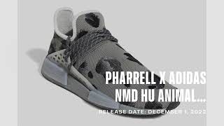 Pharrell X Adidas Nmd Hu Animal Print Grey Release Date