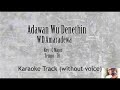 Adawan Wu Denethin Karaoke Track (without voice) අඩවන් වූ දෙනෙතින් ගලනා