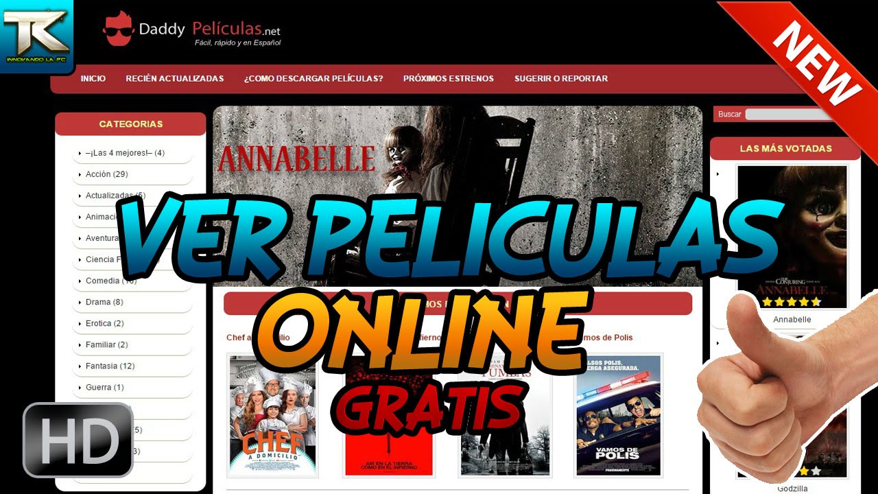 Las Mejores Paginas para ver y Descargar Pel\u00edculas Online en Espa\u00f1ol I Gratis I 2014  2015 