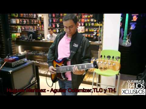 Hugues Martinez con sus pedales Aguilar!