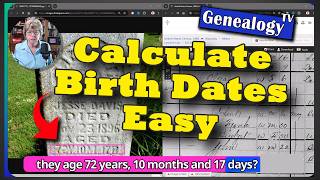 Calculate Birth Dates From Tombstones And Census Records 2024