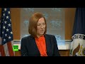 'Kiev forces shooting at civilians': State Dept's Psaki has no concerns