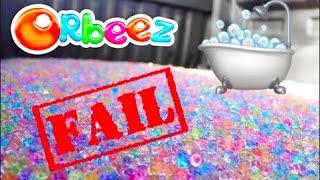Orbeez Bathtub Challenge Fail