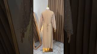 Try On Clarissa Dress Warna Mocca Dress Viral Brukat Dress Kondangan Dress Brukat Cantik