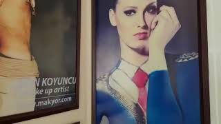 MELEK YARGICI MAKE UP EĞİTİMİNDE CETİN KOYUNCU.